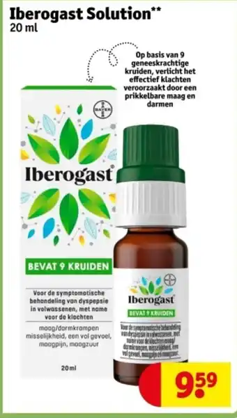 Kruidvat Iberogast solution aanbieding