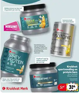 Kruidvat Kruidvat sportvoeding en protein bars aanbieding