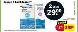 Kruidvat Bausch & lomb lenzen aanbieding