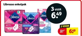 Kruidvat Libresse enkelpak aanbieding