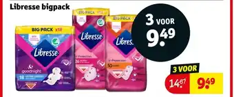 Kruidvat Libresse bigpack aanbieding