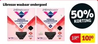 Kruidvat Libresse wasbaar ondergoed aanbieding