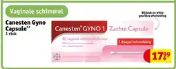 Kruidvat Canesten gyno capsule aanbieding