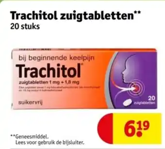 Kruidvat Trachitol zuigtabletten aanbieding