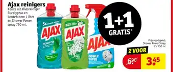 Kruidvat Ajax reinigers aanbieding