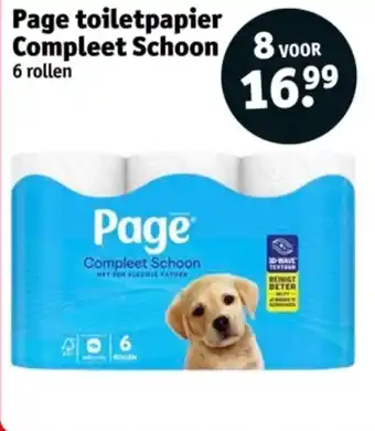 Kruidvat Page toiletpapier compleet schoon aanbieding