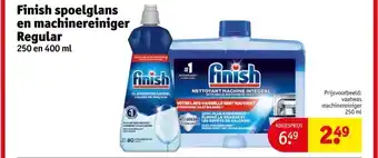 Kruidvat Finish spoelglans en machinereiniger regular aanbieding