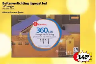 Kruidvat Buitenverlichting ijspegel led aanbieding