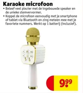 Kruidvat Karaoke microfoon aanbieding