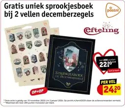 Kruidvat Gratis uniek sprookjesboek bij 2 vellen decemberzegels aanbieding