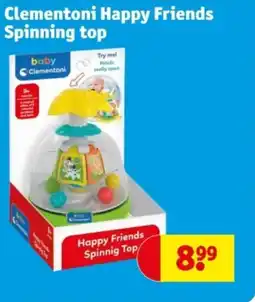Kruidvat Clementoni happy friends spinning top aanbieding