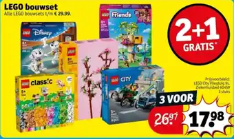Kruidvat Lego bouwset aanbieding