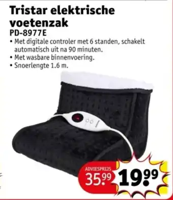 Kruidvat Tristar elektrische voetenzak aanbieding