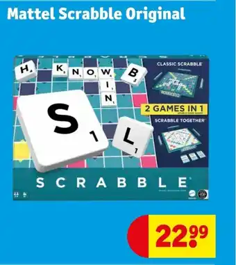Kruidvat Mattel scrabble original aanbieding
