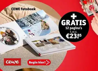 Kruidvat Cewe fotoboek aanbieding