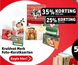 Kruidvat Kruidvat merk foto-kerstkaarten aanbieding