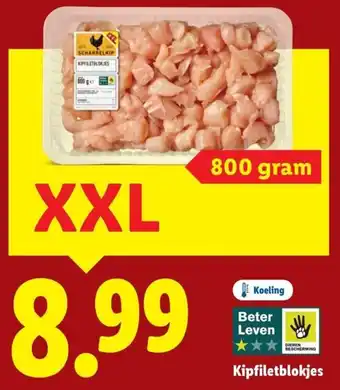 Lidl Kipfiletblokjes aanbieding