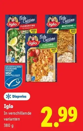 Lidl Iglo aanbieding