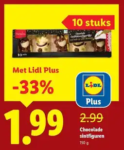 Lidl Chocolade sintfiguren aanbieding