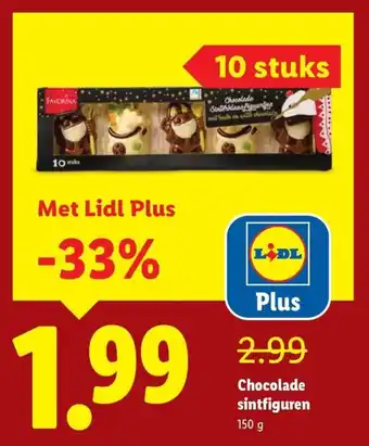 Lidl Chocolade sintfiguren aanbieding
