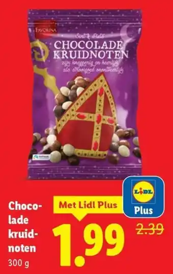 Lidl Chocolade kruidnoten aanbieding