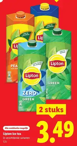 Lidl Lipton ice tea aanbieding