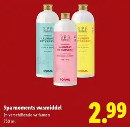 Lidl Spa moments wasmiddel aanbieding
