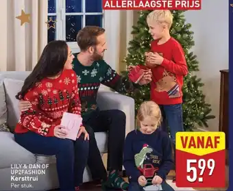 ALDI Lily & dan of up2fashion kersttrui aanbieding
