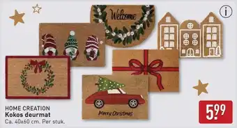 ALDI Home creation kokos deurmat aanbieding