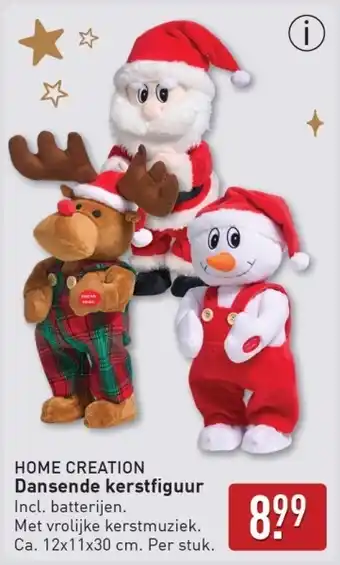 ALDI Home creation dansende kerstfiguur aanbieding