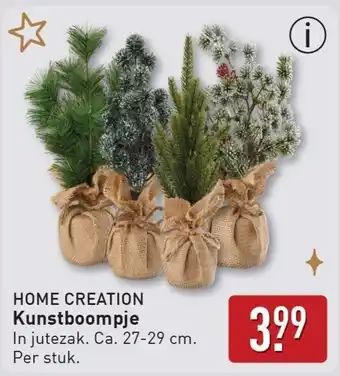ALDI Home creation kunstboompje aanbieding
