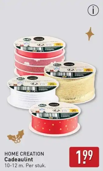 ALDI Home creation cadeaulint aanbieding