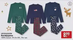 ALDI Up2fashion kerstpyjama aanbieding
