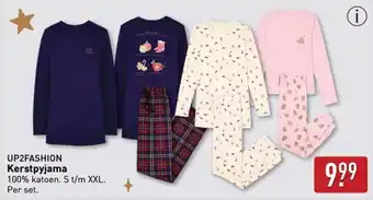 ALDI Up2fashion kerstpyjama aanbieding