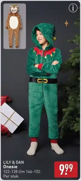 ALDI Lily & dan onesie aanbieding
