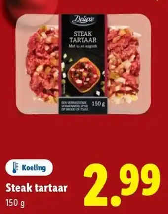 Lidl Steak tartaar aanbieding