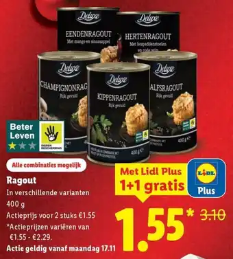 Lidl Ragout aanbieding