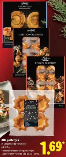 Lidl Alle pasteitjes aanbieding