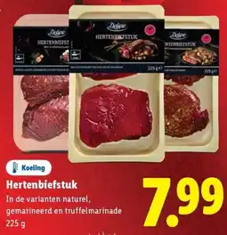 Lidl Hertenbiefstuk aanbieding