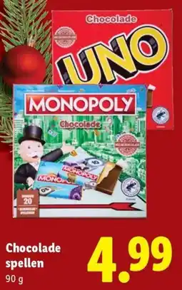 Lidl Chocolade spellen aanbieding