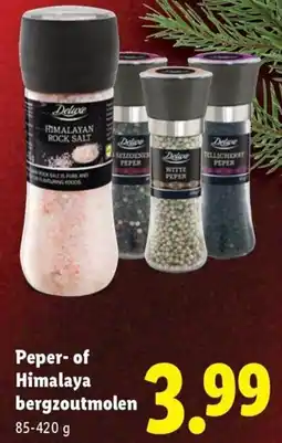 Lidl Peper of Himalaya bergzoutmolen aanbieding