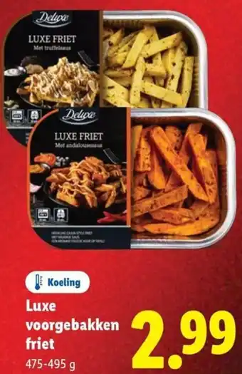Lidl Luxe voorgebakken friet aanbieding
