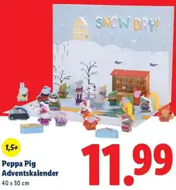 Lidl Peppa Pig Adventskalender aanbieding