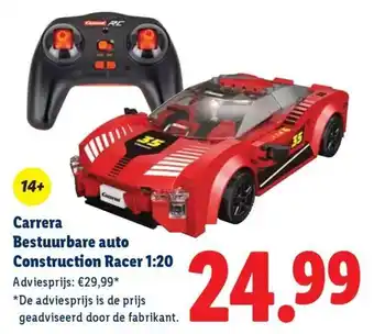 Lidl Carrera Bestuurbare auto Construction Racer 1:20 aanbieding