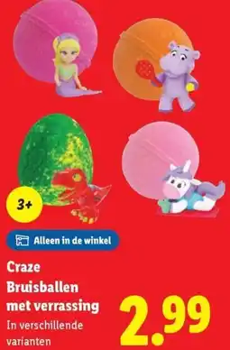 Lidl Craze Bruisballen met verrassing aanbieding