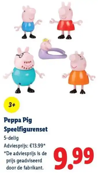 Lidl Peppa Pig Speelfigurenset aanbieding