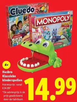 Lidl Hasbro Klassieke kinderspellen aanbieding