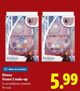 Lidl Disney Frozen 2 make-up aanbieding