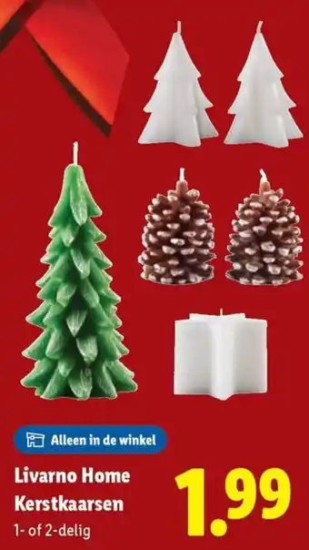 Lidl Livarno Home Kerstkaarsen aanbieding