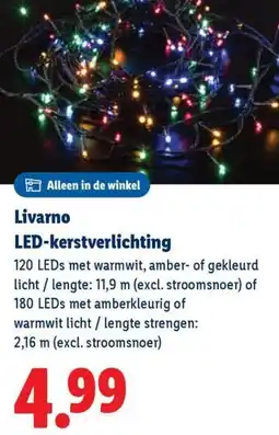 Lidl Livarno LED-kerstverlichting aanbieding